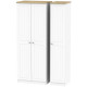 Venice Tall Triple Plain Wardrobe